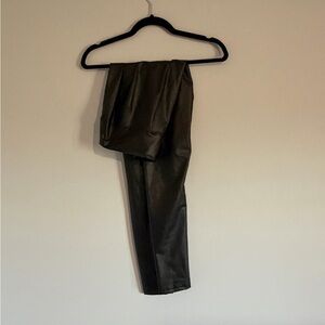 Women’s Black Leather Pants